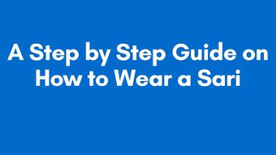 How to Wear a Sariii