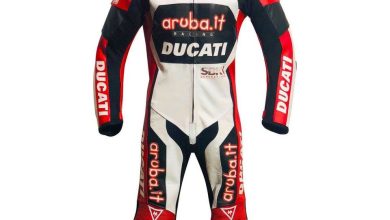 What are motorcycle racing suits made from?