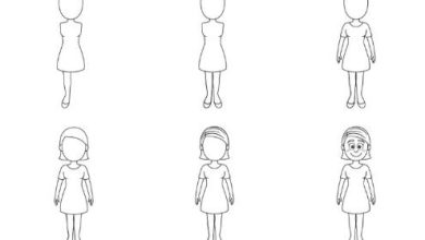 Drawing woman