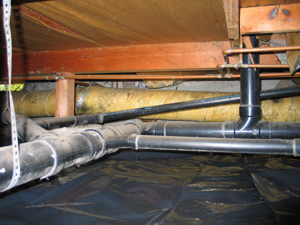 Crawl Space Drain System