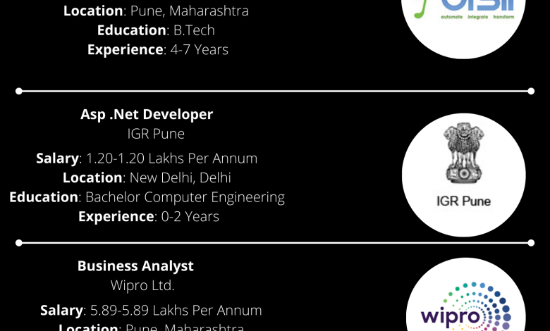 Jobs In Pune