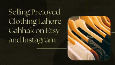 Selling Preloved Clothing Lahore Gahhak on Etsy and Instagram