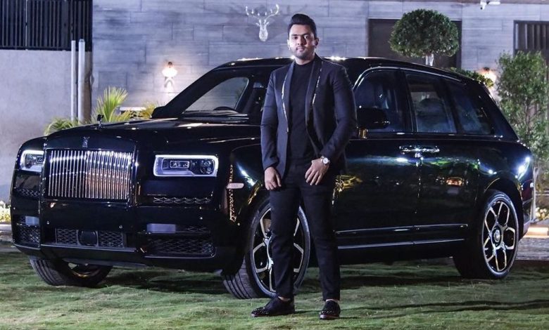 black luxury car